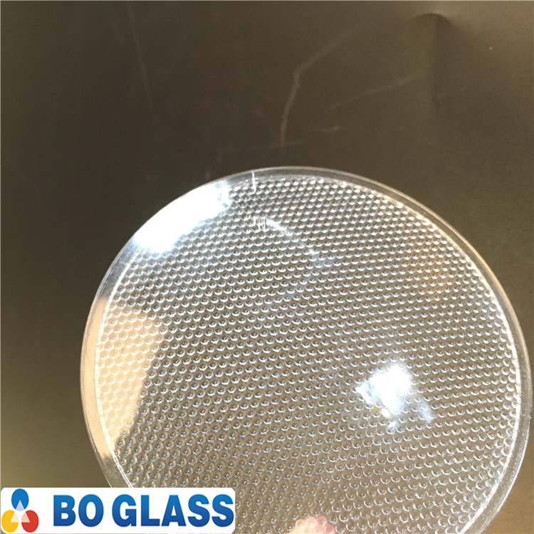 transparent borosilicate glass cover