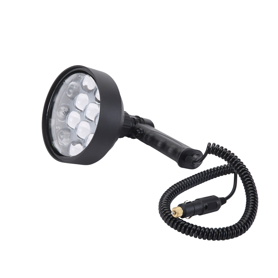 36w battery operated led spot light, car cigarette lighter spotlight, battery operated mini led spotlight
