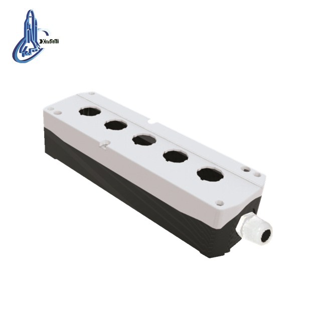 hot sale industrial 22/25mm plastic push button control 5 switch box ip65 plastic  XDL2-B05P