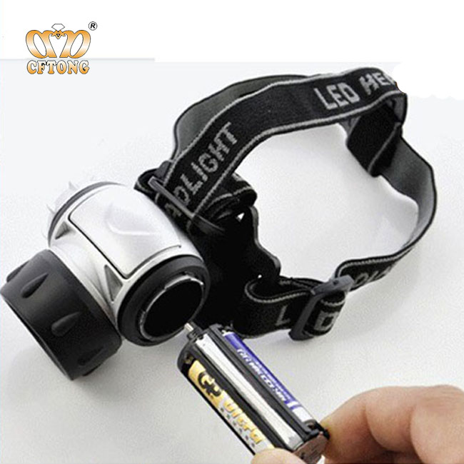 3*AAA Batteries Led Multifunction Comfortable Camping Fishing Headlamp