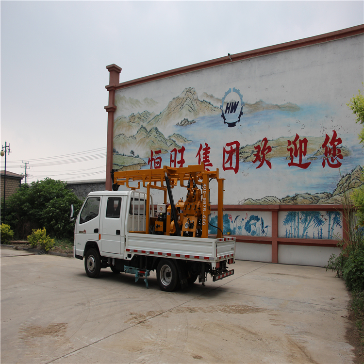 Used Truck Mounted geophysical exploration Water Well Drilling Rig borehole drilling machine