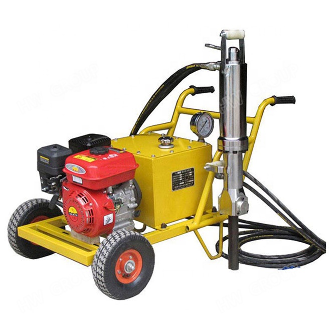 Rock+splitter  feather wedge machine with gasoline engine