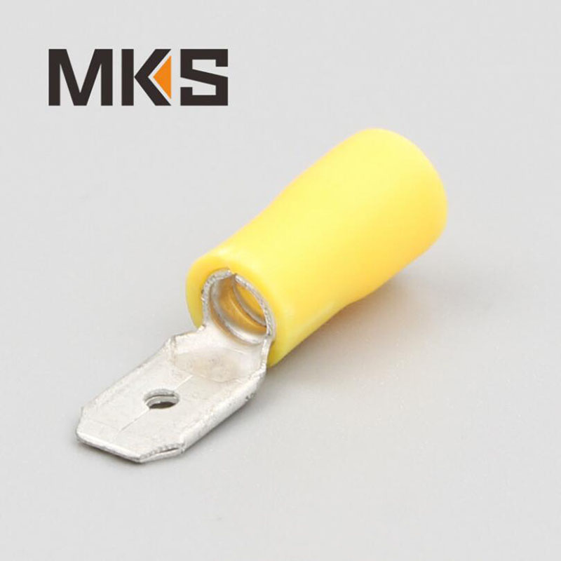 MDD5.5-250  yellow 12-10AWG vinyl-insulated male wire terminal connector