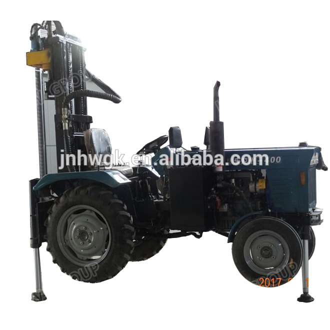 Truck mounted borehole drilling rig prices / 100m deep rock water well drilling rig