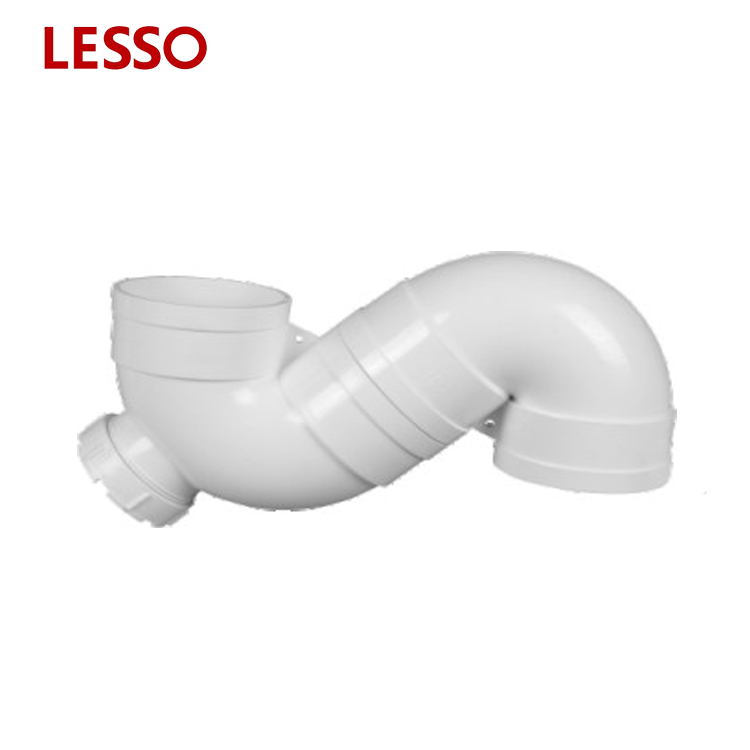 LESSO PVC-U Drainage Pipe Fittings Plastic S Trap