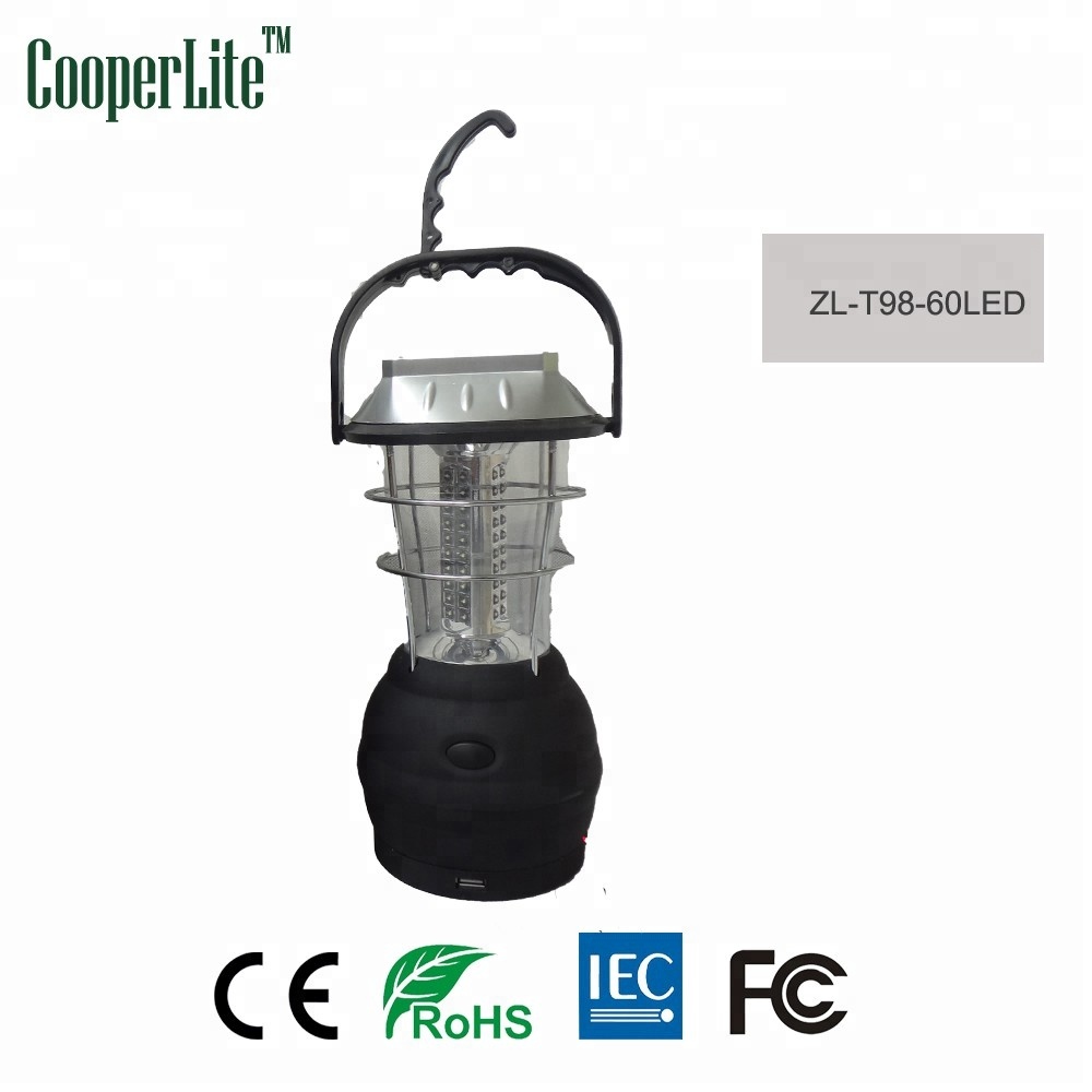 CooperLite Solar Lantern 63Leds Portable Solar Rechargeable lantern for lighting