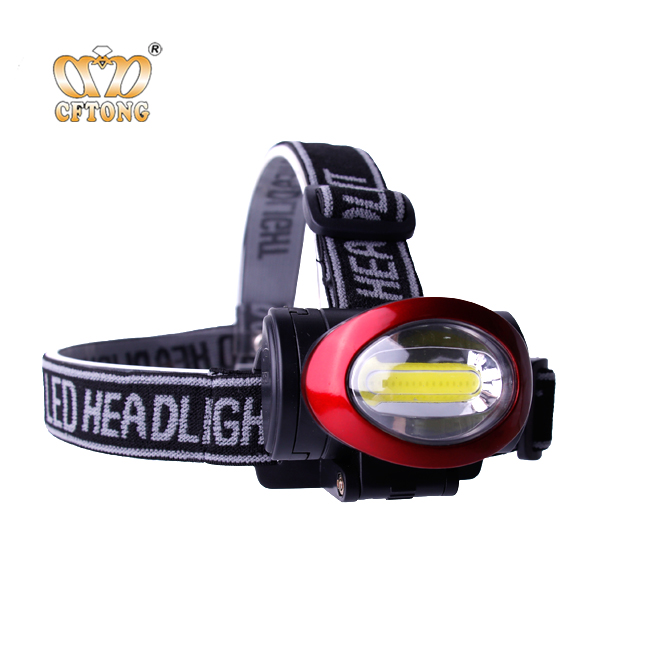 3W OEM Outdoor Moving Lightweight Adjustable Cob Head Lamp