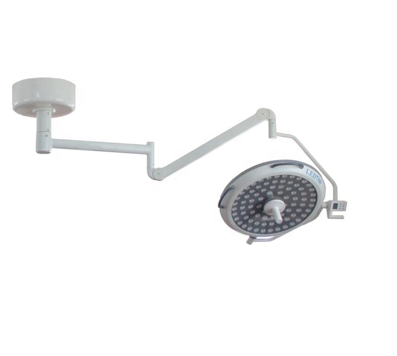 Shadowless single head ceiling mount led surgical lights operation theatre lamp