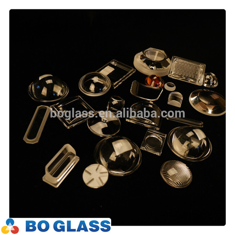 all kinds of borosilicate glass lens for LED lighting