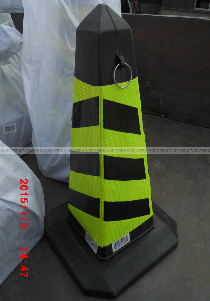 Road Barrier, Warning PE Rebounded Post for Road Barrier, Traffic Road Barrier Rebounded Post