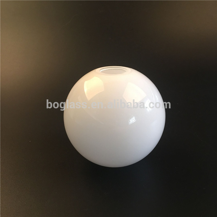 Beautiful Milk White Opal Shiny Hanging Lamp Shades for hot sale