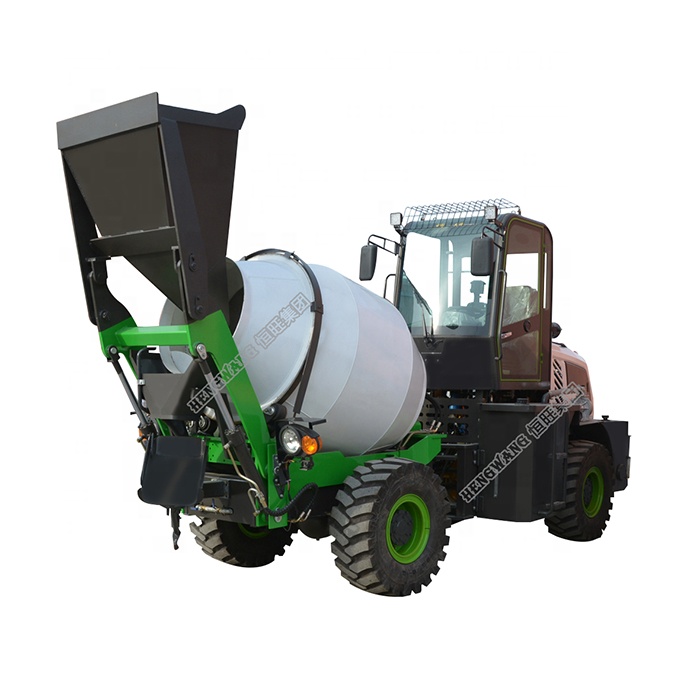 1.2 CBM Automatic Feeding Concrete mixer Truck self loading concrete mixer truck