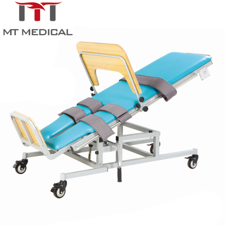 Popular hospital furniture rehabilitation equipment electric vertical bed/tilt table