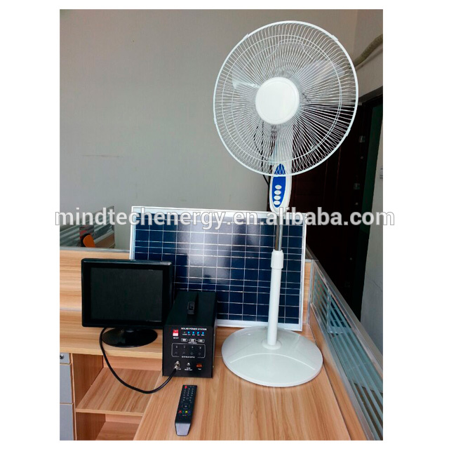 60w energy storage stand along solar power lighting system