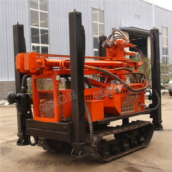 Soil rock DTH borehole small full pneumatic portable drilling rig for mining