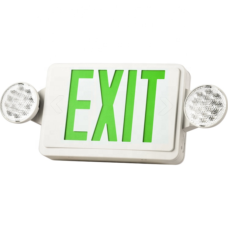 Manufacturer's simple and practical led exit signs with emergency lighting