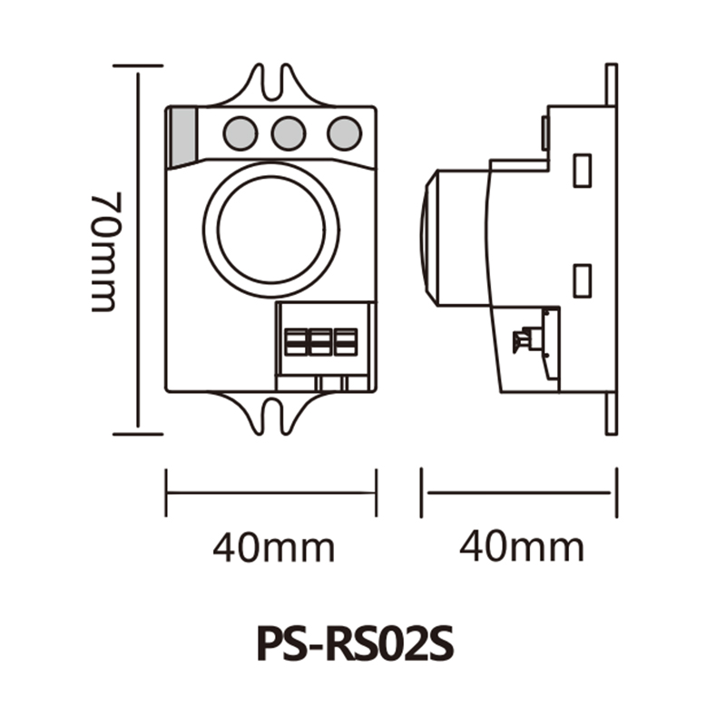 Microwave Radar Sensor Light Switch Motion Detector Movement Sensor Microwave Motion Detector Light Auto On/Off