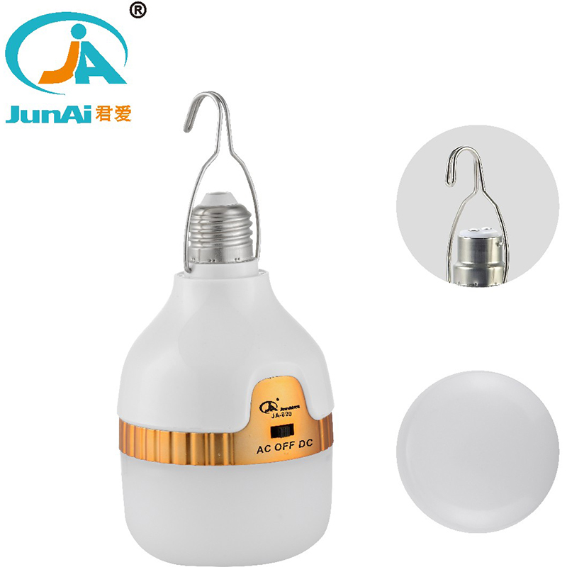 2019 New style emergency led bulb with remote control rechargeable led light bulb JA-899