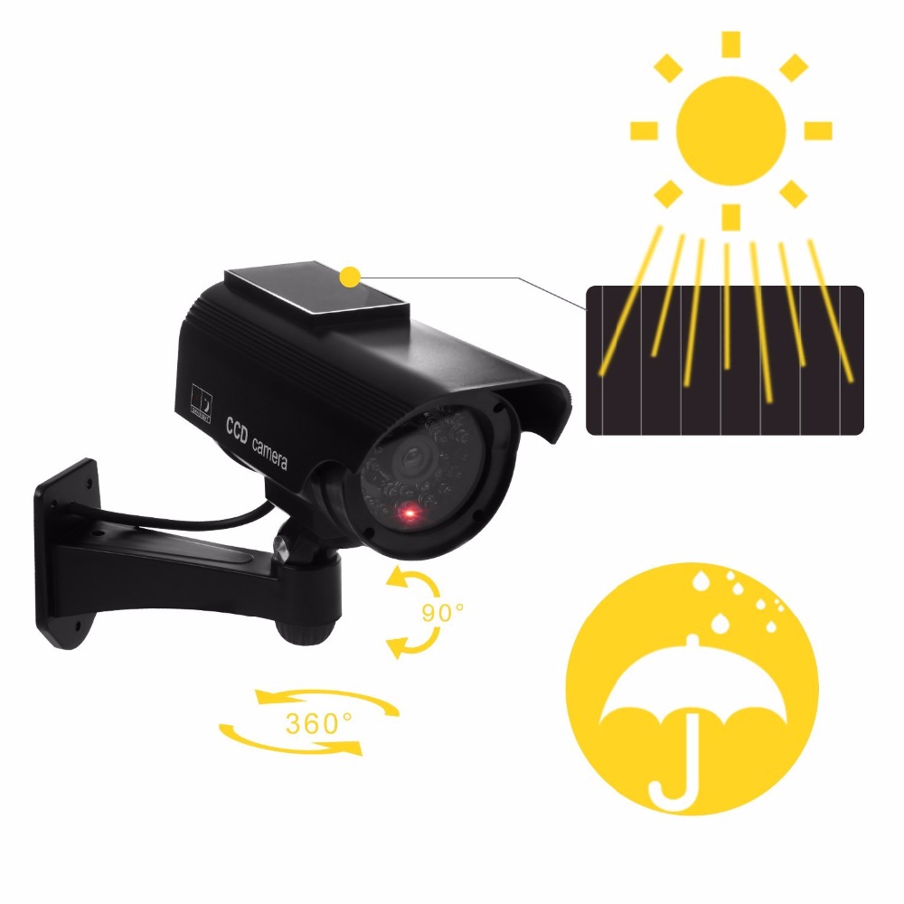 CCTV Waterproof Auto Blinking Solar Camera