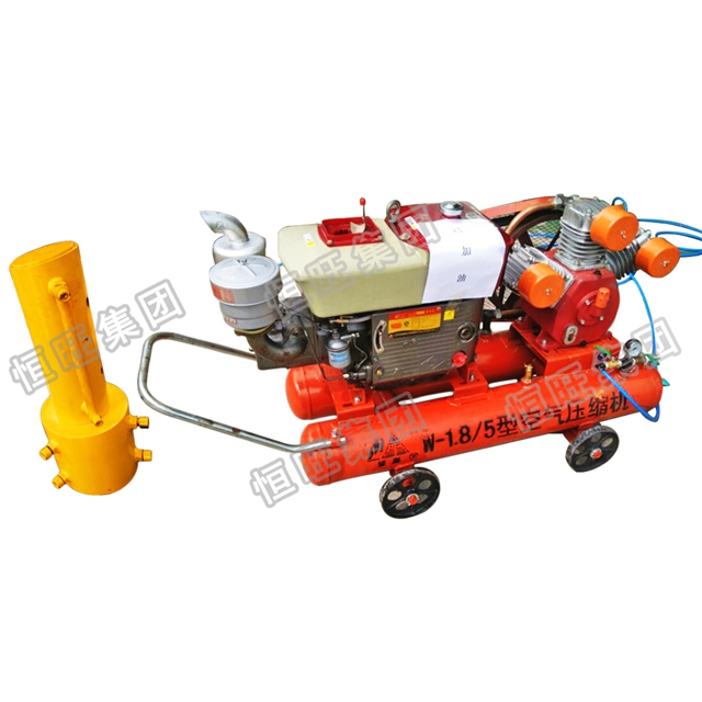 Mini Flood Prevention Control Pile Driver With Air Compressor