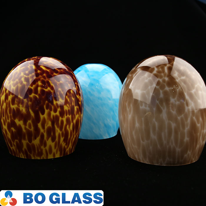 Fully Handblown Globe Color Decorative Glass Lamp Shade