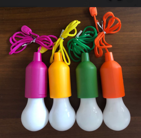 New design hanging pull light bulb ,led night pull light ,decoration led pull light on a pull