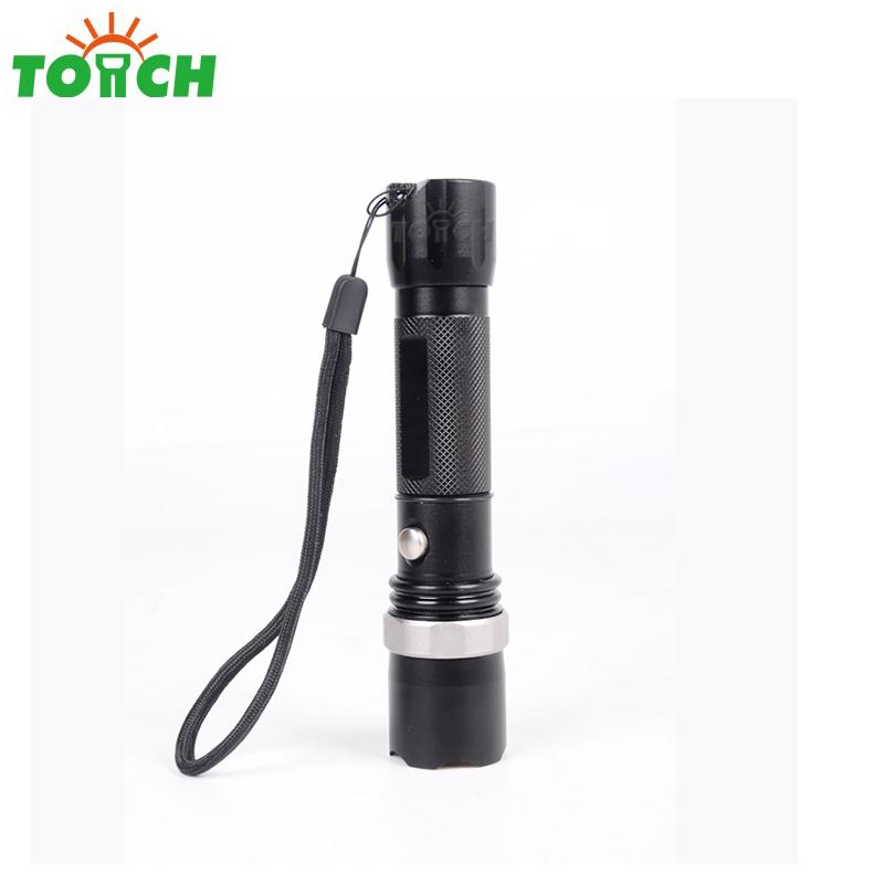 High Power focusable Tactical XPE LED Flashlight
