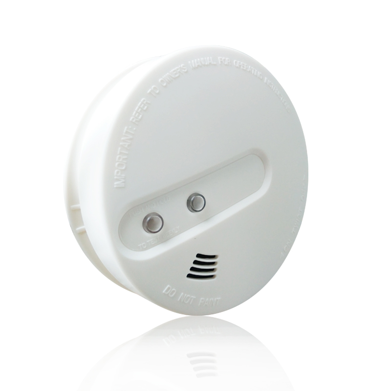 Direct buy RF wireless fire alarms smoke detector ac power visual smoke alarm with 9v backup battery