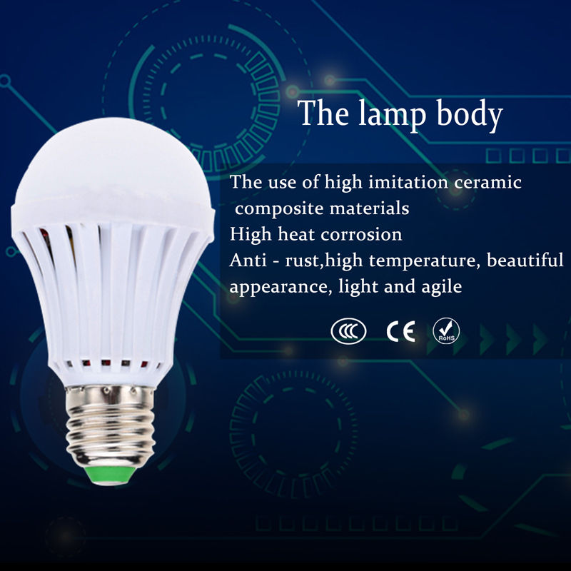 Saving Energy Rechargeable Emergency Light Bulb Lamp Household Lighting E11 Smart LED Bulb