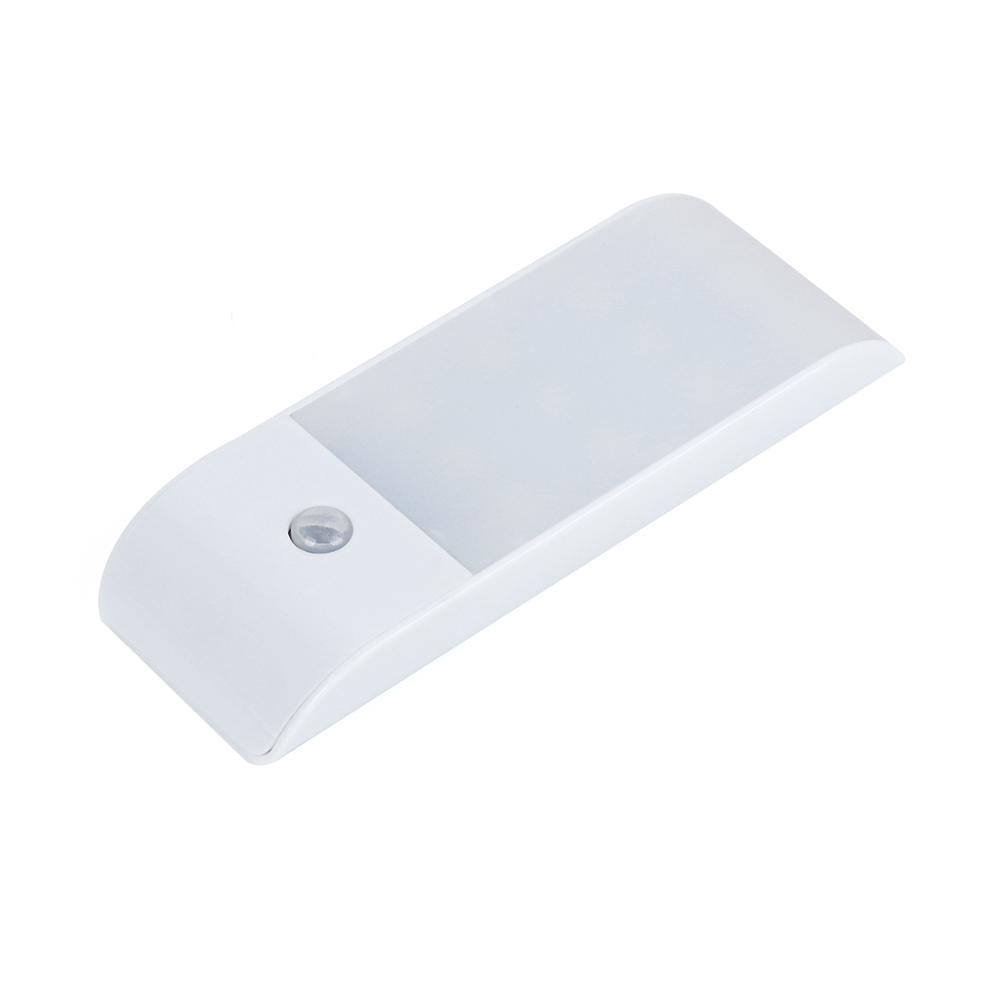 Ultra-thin Mini Portable Kitchen Under Cabinet Light 6 Led Rechargeable Motion Sensor Closet Lighting