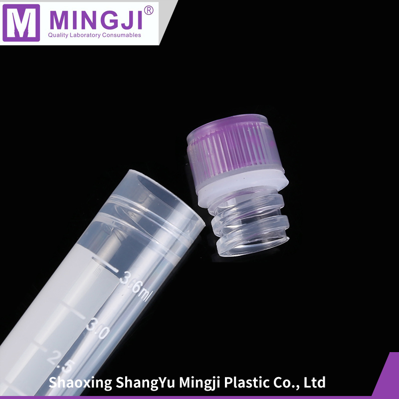 Polypropylene cryogenic vials 5ml cryotube cryovials with internal screw cap