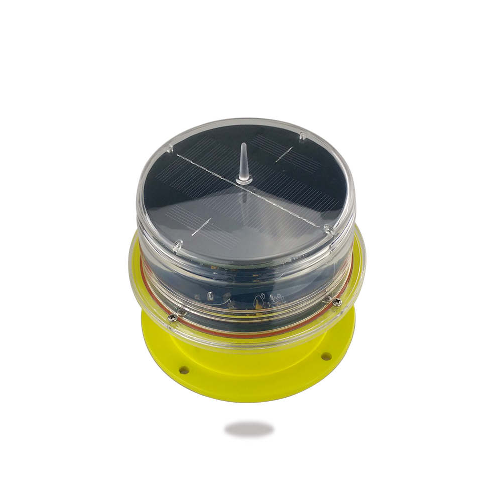 Solar Airfield Light, Heliport LED Taxiway Lighting Portable Airfield Lighting Compatible Infrared (IR) LED Optional Function