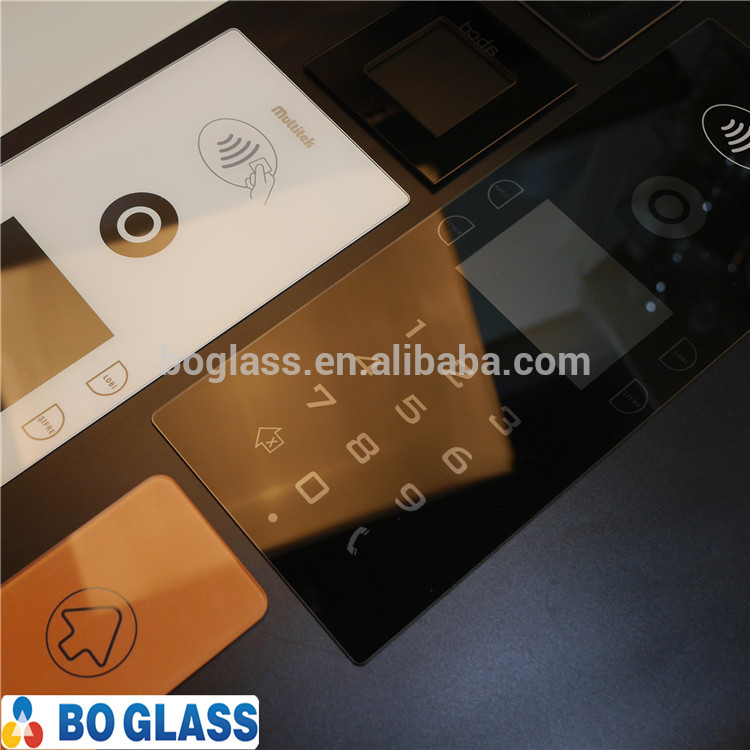 printing glass switch panel decorative glass panels for sale touch switch tempered glass panels