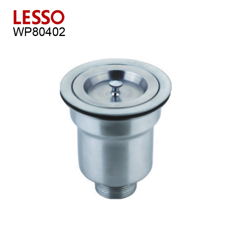 LESSO WP80402 chrome polished sanitary liquid domestic thread basin floor