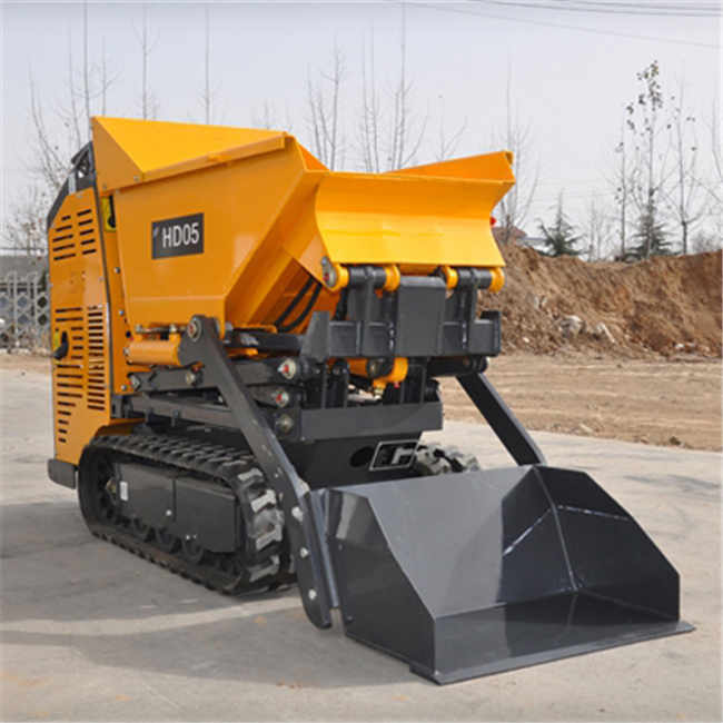 Mini All Terrian Self-Loading Tracked Hydraulic Dumper With Diesel Engine