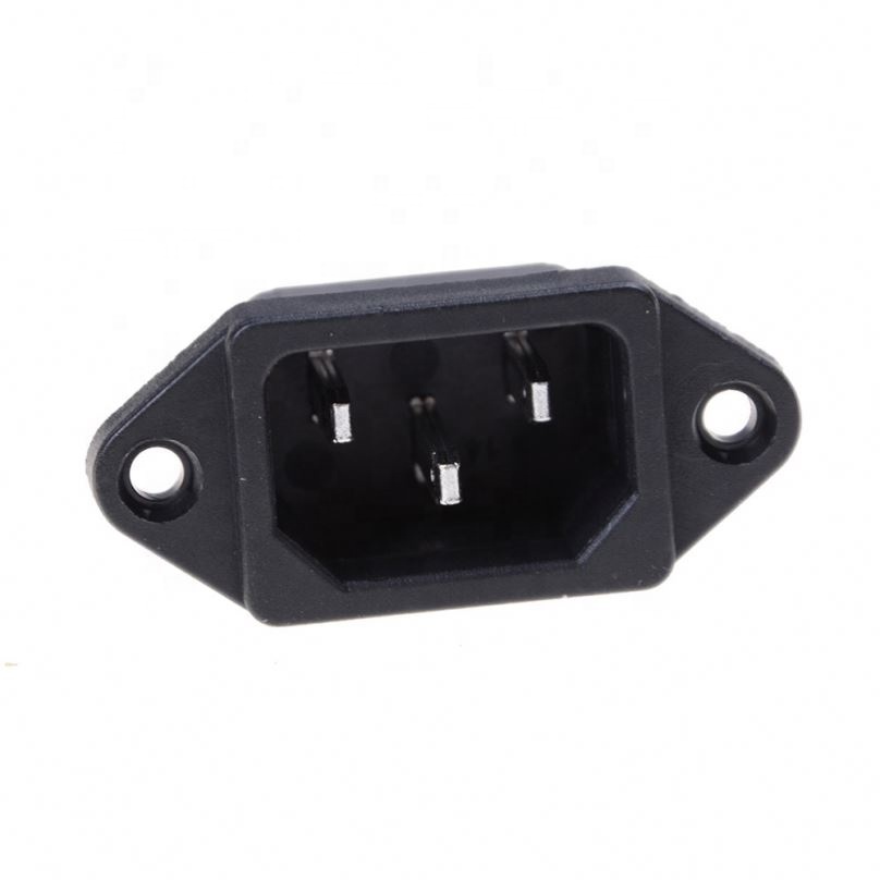 320 C14 Male Plug Panel Power Inlet Sockets Connectors AC 250V 10A