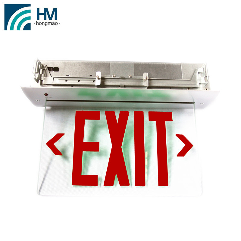 USA market high quality ceiling acrylic exit sign lights