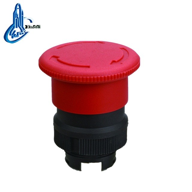 hot selling xindali mushroom head switch buttonxindali emergency push button switch parts 40mm LAY5-ES54 xb5 push button