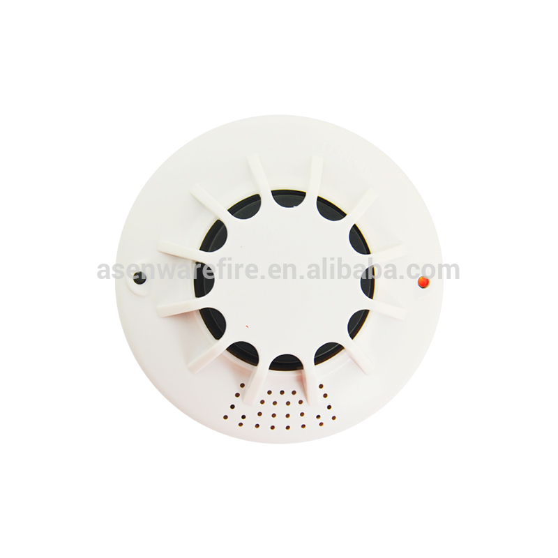 battery operated digital conventional photoelectric smoke detector9v from asenware manufacturer