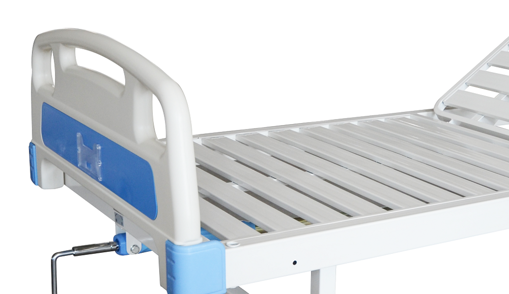 3 functions cranks manual paramount hospital patient bed with 8 legs