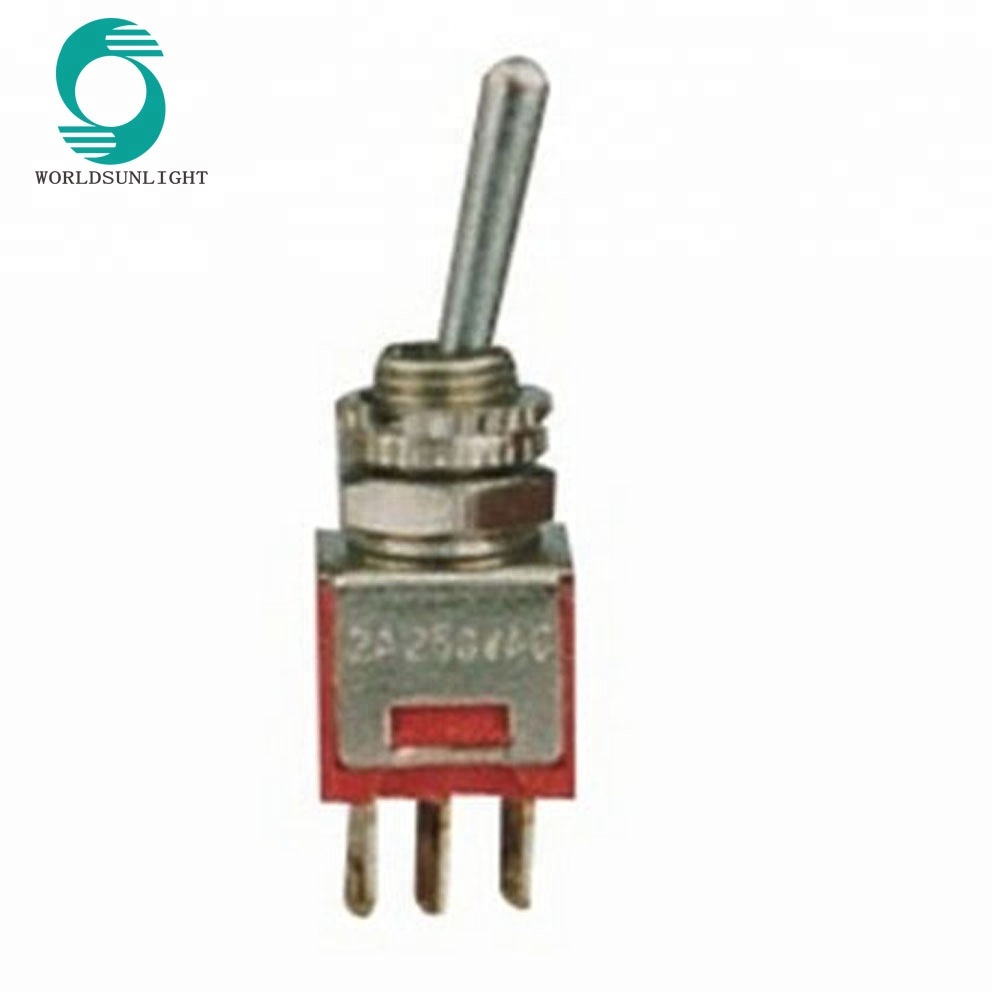 SMTS-203 AC 125V 3A 6 Pin ON-OFF-ON Sub-Mini Toggle Switch