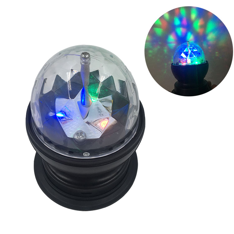 Mini Stage Magic Disco Ball Lamp Rotating Party Laser LED Light RGB