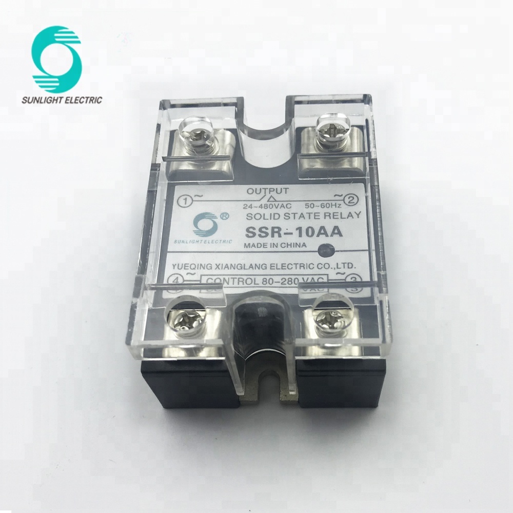 JGX-1A4816A 16A control 90V to 250V AC output 24V to 480V AC single phase ssr relay solid state relay