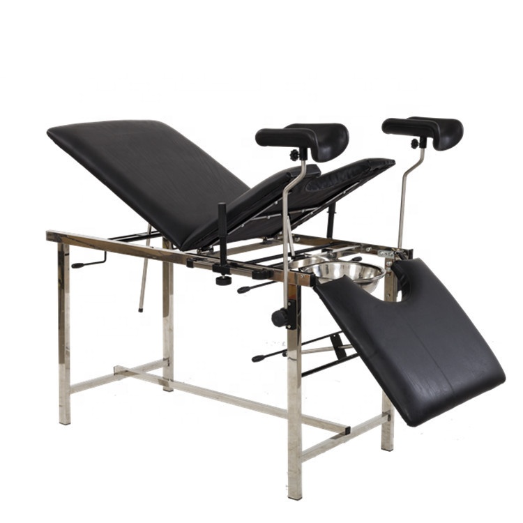 Stainless steel modern medical examination table for sale gynecology delivery table