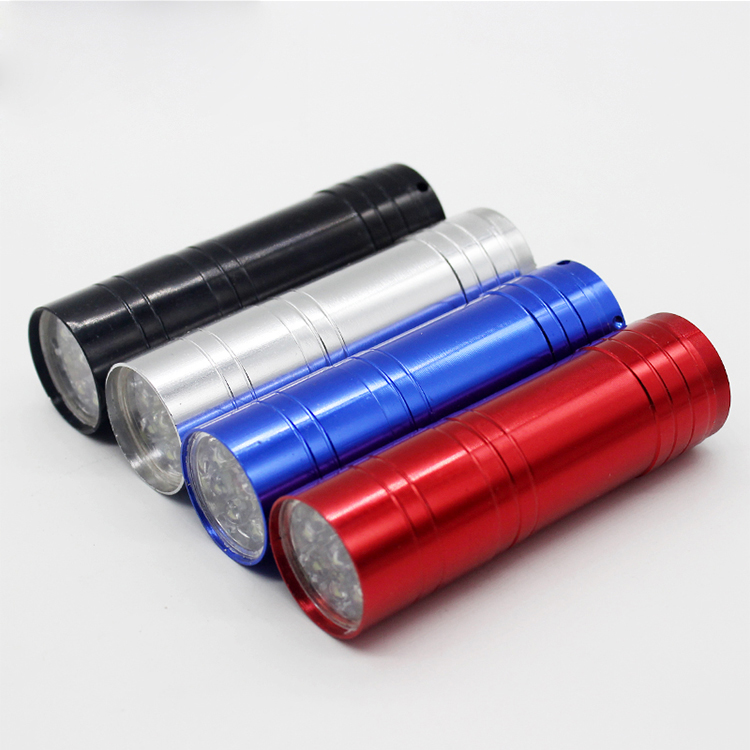 High Brightness And Cheaper Price Mini 9 Led Flashlight