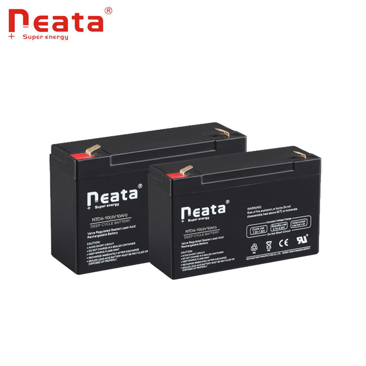 6v10ah rechargeable lead acid agm battery for solar lighting system