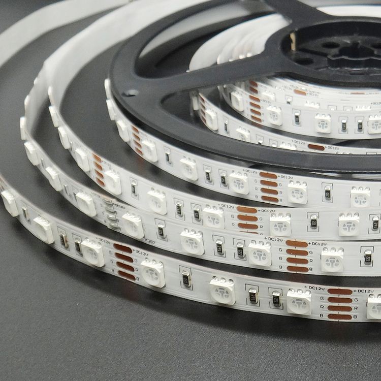 DC 12v custom size 1m 2m 3m 4m 5m LED strip 2835 LED flexible strip light with led RGB