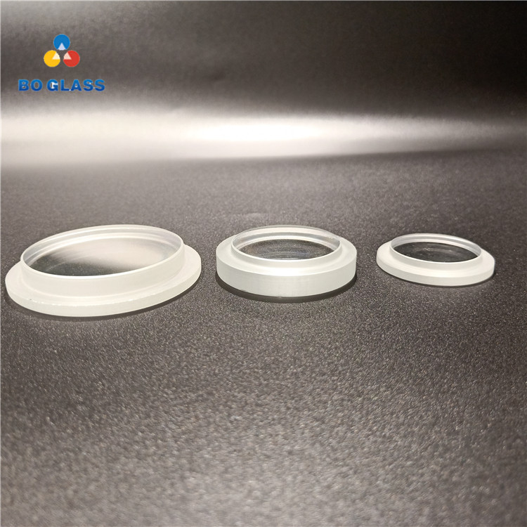 Custom size tempered float flat glass stepped glass panel downlight cover