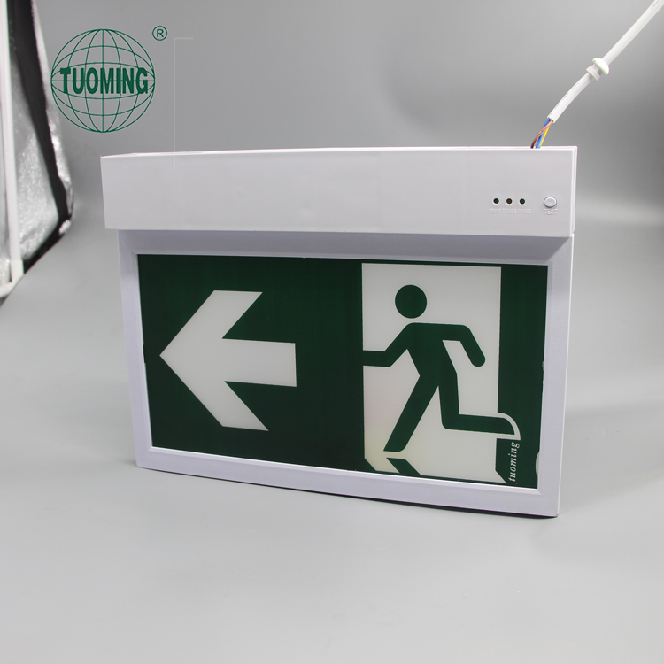 SAA standard wall mounted Ceiling Recessed Mounted LED Emergency Light Exit Sign Led Fire Safety Exit Sign