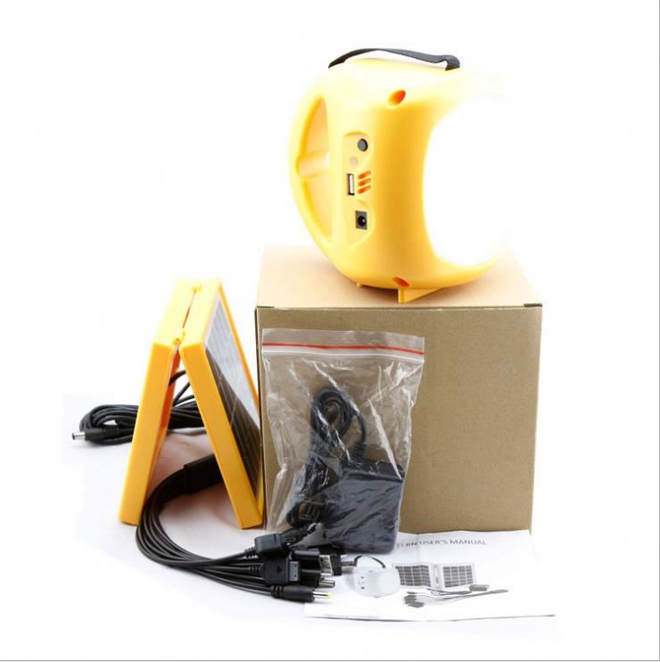 Outdoor Rechargeable Fishing Light Portable Lamp Solar Lantern